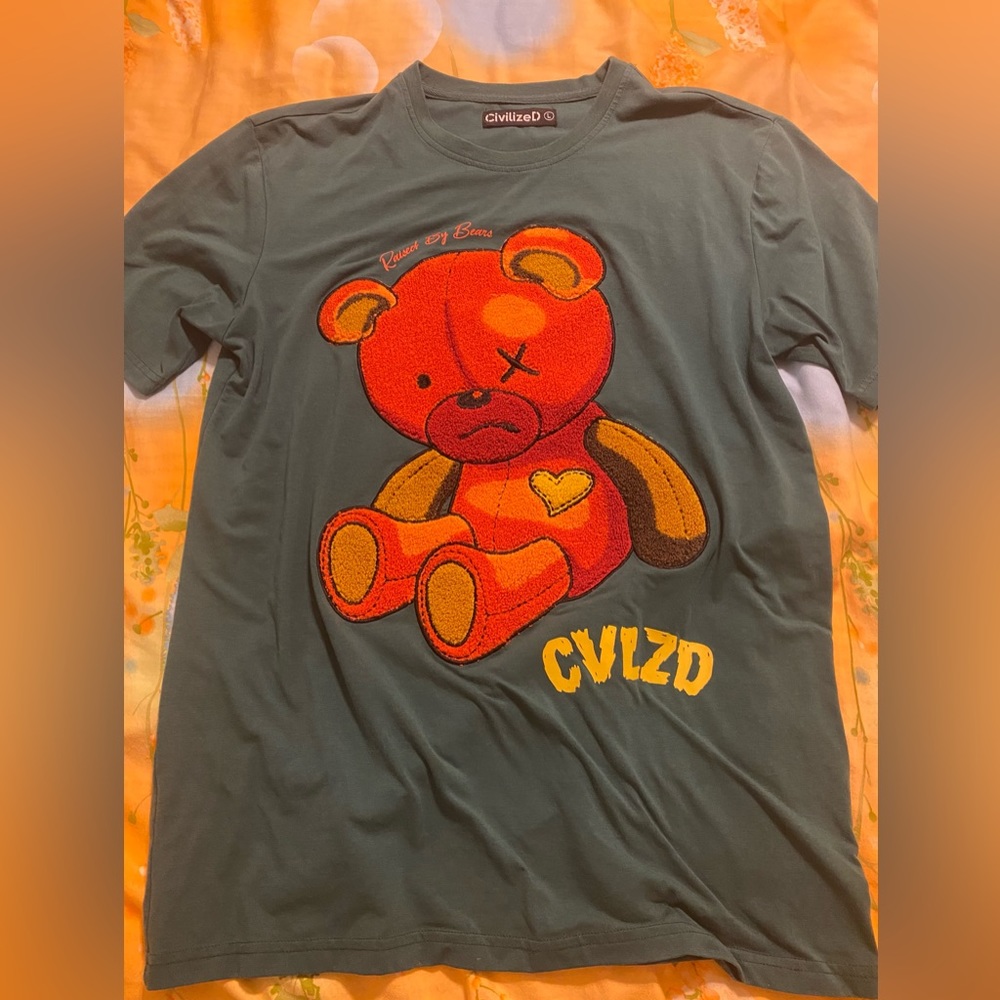 Civilized Clothing Brand, Size Large (Tshirt is a little longer), Forest Green